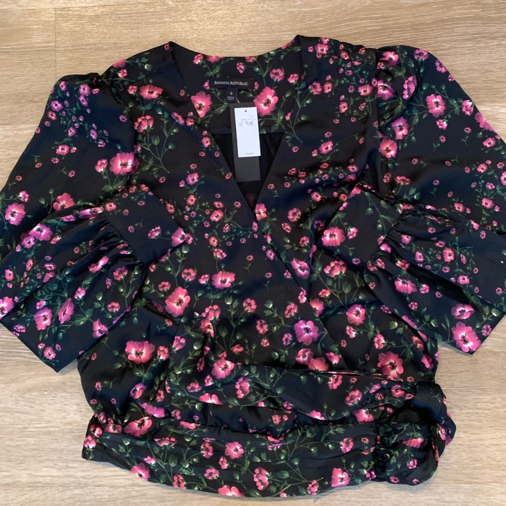 Banana Republic Floral Blouse